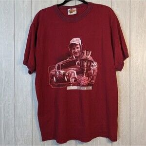 Vtg Dale Earnhardt Nascar Winston Cup Winner 1980 Sz XL Ringer Tee